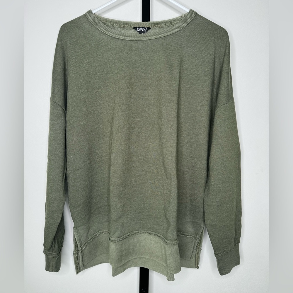 Buffalo by David Bitton Military Green Sweater